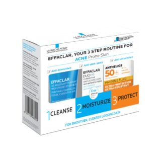 La Roche Posay Effaclar Acne Routine Kit 3 In 1