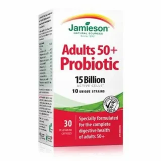 Jamieson Adult 50+ Probiotic Complex Vegeterian Capsules 30*s