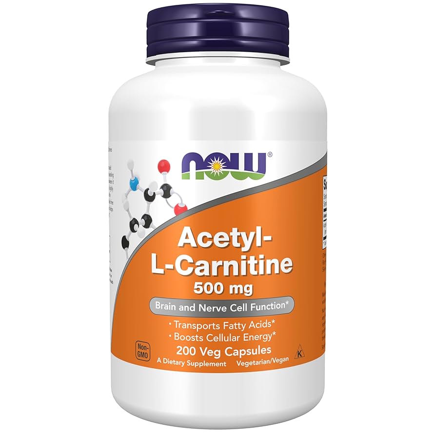 Now Acetyl L Carnitine 500mg Capsules 50's