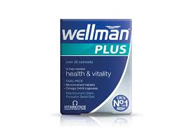 Wellman Plus Omega Capsules 56S