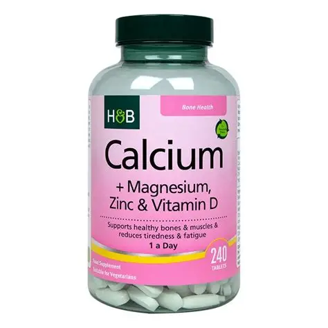 Holland & Barrett Calcium, Magnesium, and Vitamin D tabs