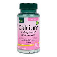 Holland & Barrett Calcium + Magnesium & Vitamin D 180 Tablets